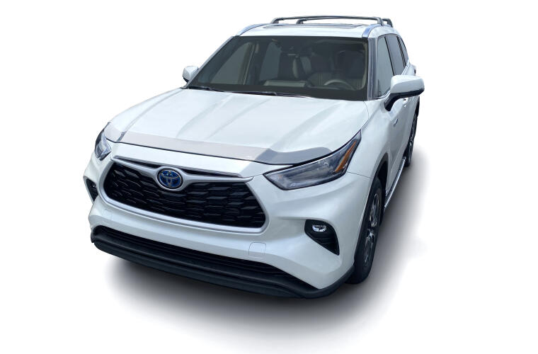 Auto Ventshade [Avs] Aeroskin Hood Protector | Fits 2020-2025 Toyota Highlander | Low Profile Deflector/Bug Shield - 1 Pc., Chrome | 622190