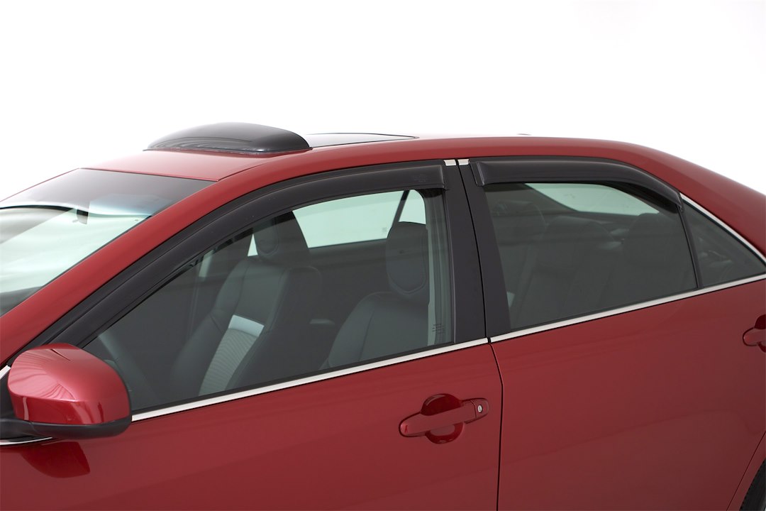 Auto Ventshade [Avs] Outside Mount Ventvisor / Window Deflectors | Fits 2010 - 2013 Mazda 3 Sedan, 4 Pcs. | Smoke - 94257