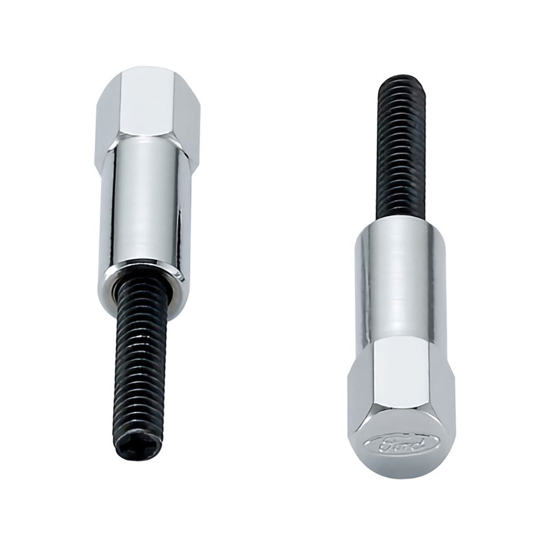 Ford Valve Cove Bolt Kit 4Pk Chrome W/Ford Logo