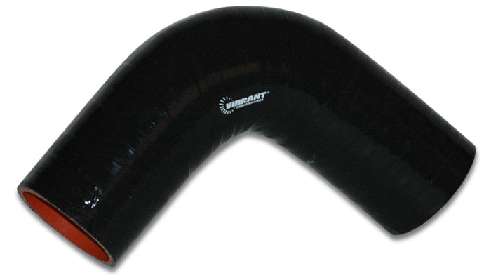 Vibrant Performance 2743 Black 4 Ply 90 Degree Elbow, 2-3/4