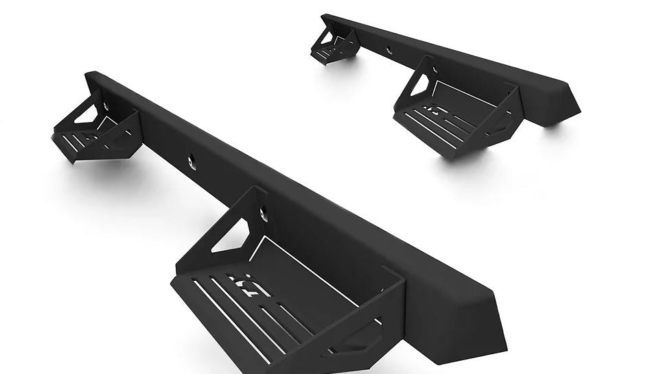 Ici Aluminum Side Steps Compatible With 2007-2021 Toyota Tundra Crew Cab: Alumilite Step Rails