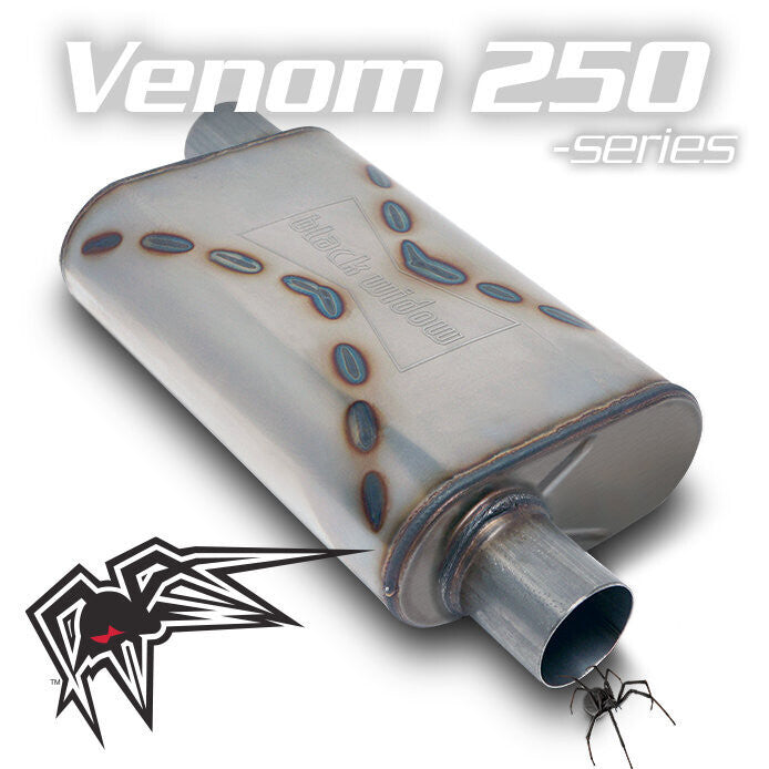 Black Widow Exhaust Venom 250 2.5' Offset/Offset Bw00V2-22