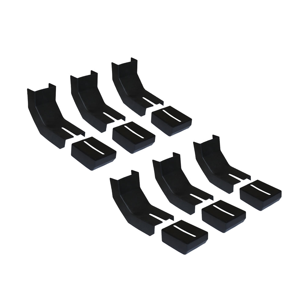 Raptor Series Rb-Bkc6: Bracket Covers Black Thermoplastic Rubber