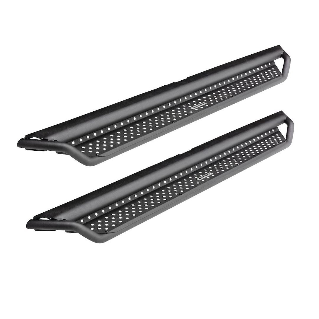 Go Rhino Dominator Xtreme D1 Sliders | 57', Mild Steel, Textured Black | D10057T