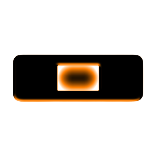 Oracle Lighting 3140-A-001 Single Universal Illuminated Amber Led Letter O With Matte Black Finish Letter Badge - Sleek Design - Customized High-End Appearance