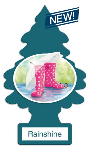 LITTLE TREES Rainshine Air Freshener - Multi Color, 1 Count (Pack of 1), Model U2S-22049