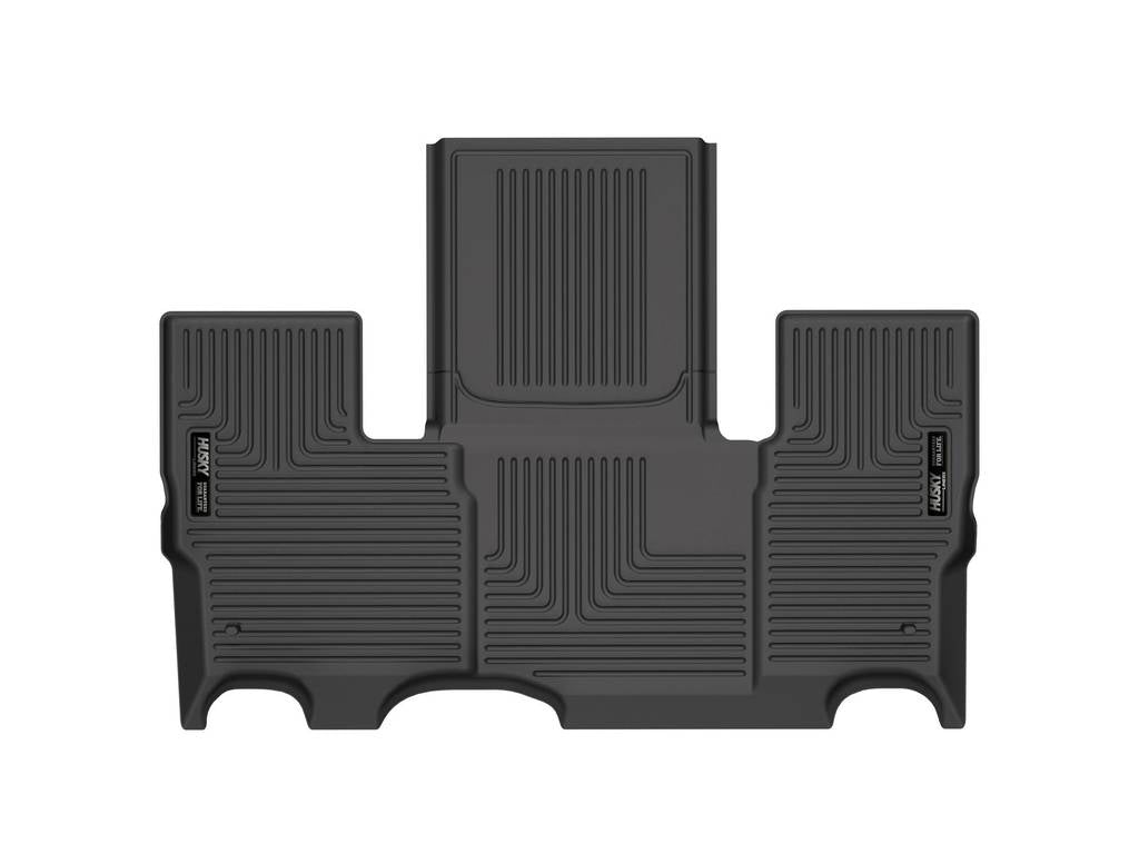 Husky Liners Weatherbeater Floor Mats | Fits 2022 - 2024 Jeep Grand Wagoneer W/2Nd Row Bucket Seats | 3Rd Row, 1-Pc Black - 14181