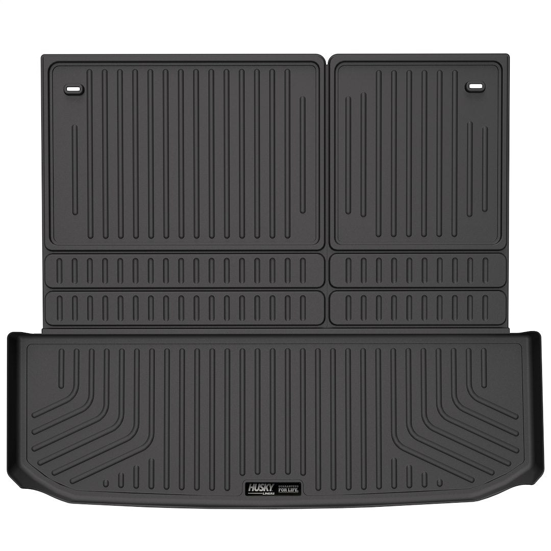 Husky Liners Weatherbeater Cargo Liner | Fits 2022-2024 Nissan Pathfinder & Infinity Qx60 (Fits To Back Of 2Nd Row - Folds Up & Down W/3Rd Row) | Cargo, 1-Pc Black - 25701