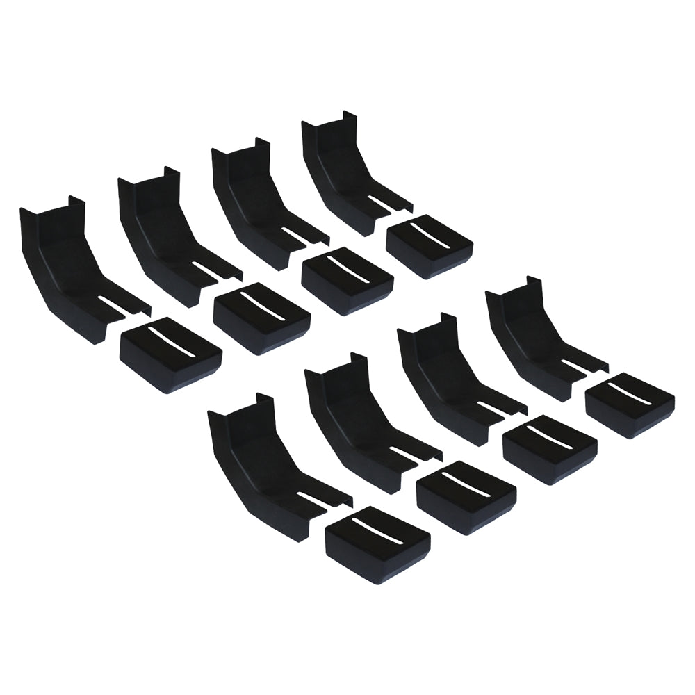 Raptor Series Rb-Bkc8: Bracket Covers Black Thermoplastic Rubber