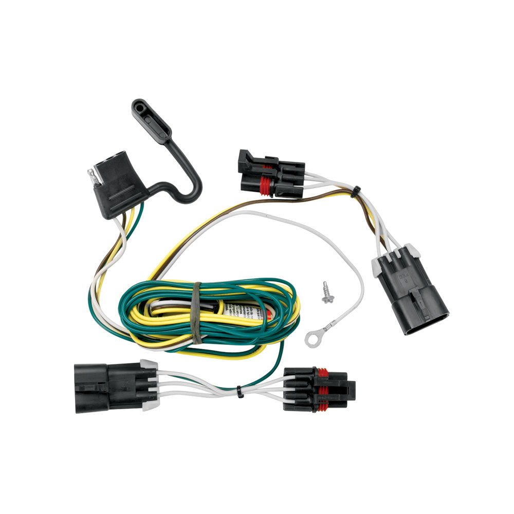 Tekonsha 118407 T-One T-Connector Harness,4-Way Flat, Black