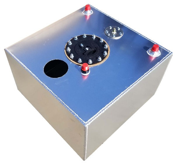 Rci Fuel Cell, 12 Gal, 17 X 17 X 10 In Tall, 8 An Male Outlet, 8 An Male Vent, Aluminum, Natural, Each