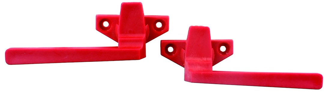 Jr Products 81925 Emergency Window Latch Set , Red