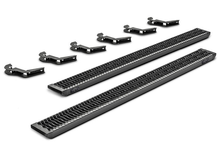 Realtruck Growler Steps For Toyota Tundra | Cab Length, Rust-Proof Aluminum, Textured Black | Gft22Cc-Tx | Fits 2022-2024 Toyota Tundra Crew Cab