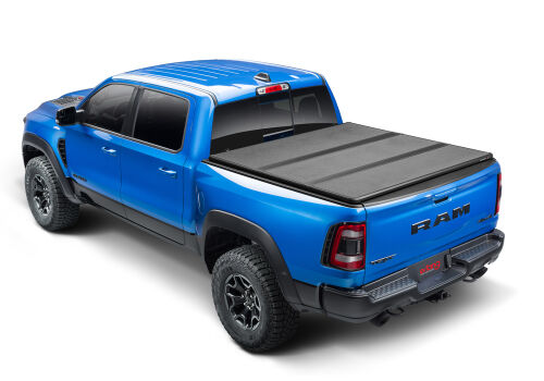 Realtruck Extang Solid Fold Alx Hard Folding Truck Bed Tonneau Cover | 88424 | Fits 2019 - 2025 Dodge Ram 1500 W/Rambox W/ And W/O Multi-Function (Split) Tailgate 5' 7' Bed (67.4')
