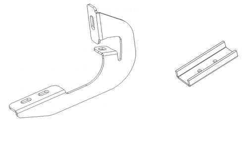 Go Rhino 6940475 Rb10/Rb20 Running Boards - Mounting Brackets Only For 14-19 Gmc, Chevrolet