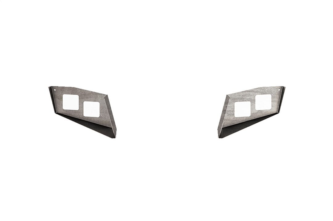 Road Armor - Identity Front Light Pod Dual Cube (Standard Width) - Raw (2Dfp2)