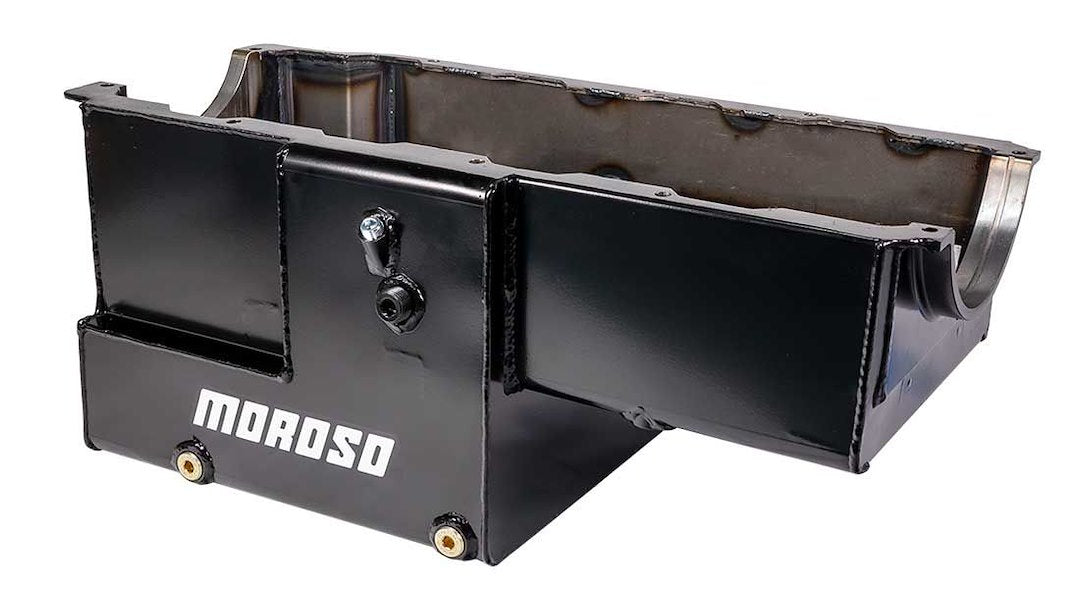 Moroso 20034 Fabricated Big Block Chevy Mark Iv Oil Pan, For Heavy Duty Marine Use, 10' Depth