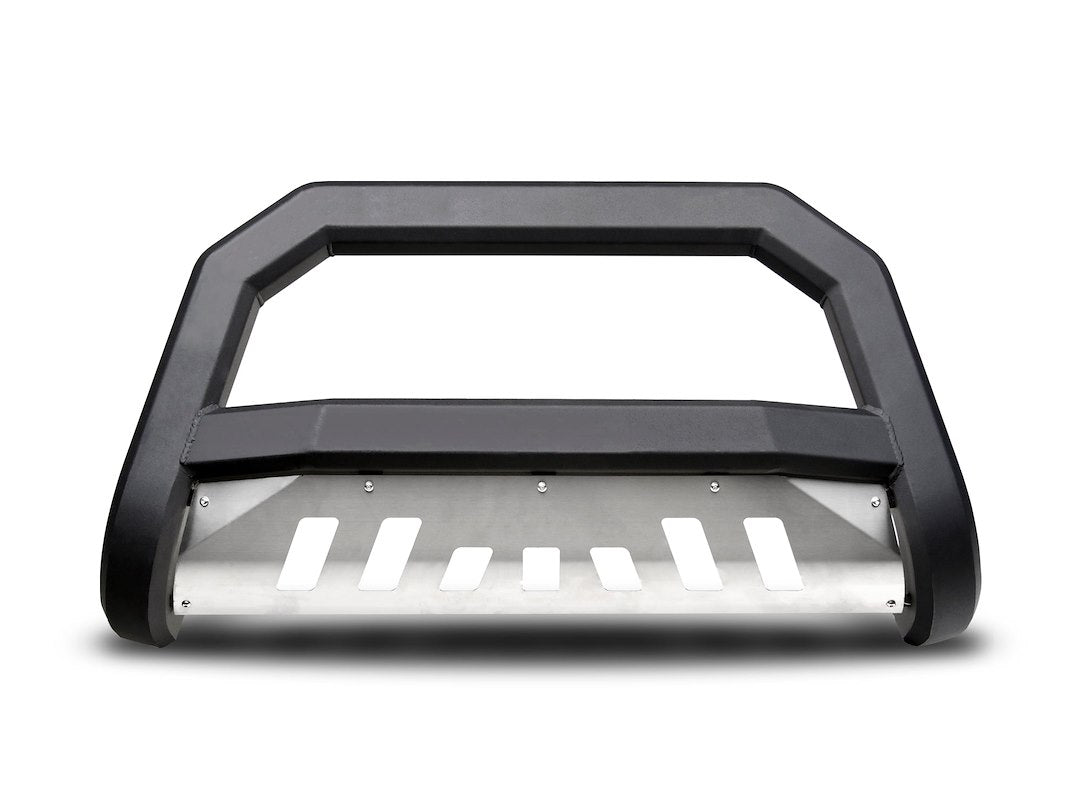 Armordillo 8703120 Ar Series Bull Bar - Matte Black With Alumiumin Skid Plate Fits 2019-2021 Chevy Silveardo/Gmc Sierra 1500