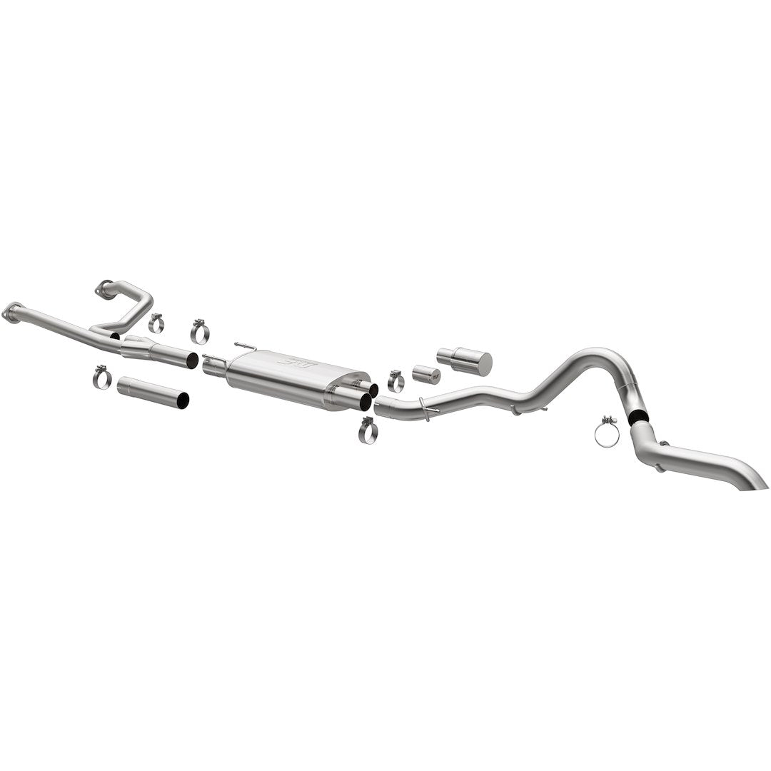 Magnaflow Performance Exhaust System 19604: Cat-Back, Overland Series, For 2022-2024 Toyota Tundra, Single Straight Driver Side Rear Exit Style