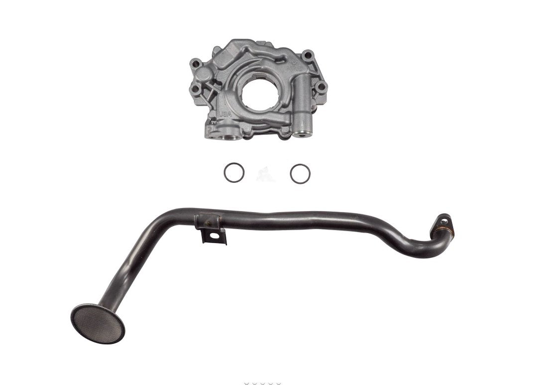 Melling Oil Pump, Wet Sump, External, Pickup Included, Standard Volume, Aluminum, Natural