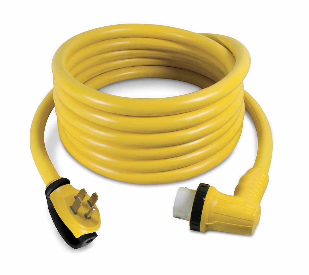 Marinco Parkpower 30Rpc50Rv Yellow 30 Feet, 50 Amp 125/250V Right Angle Rv Cordset