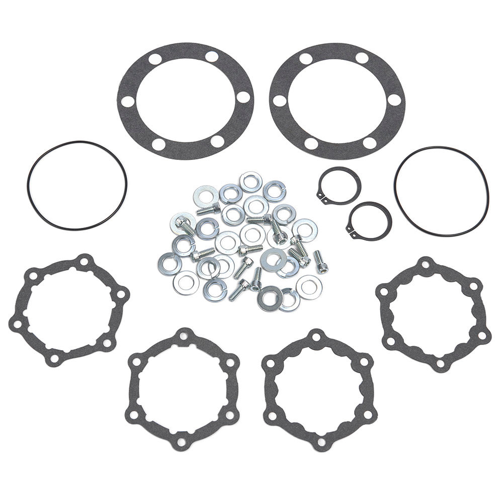 Warn 7300 Locking Hub Service Kit With Snap Rings, Gaskets, Retaining Bolts And O-Rings