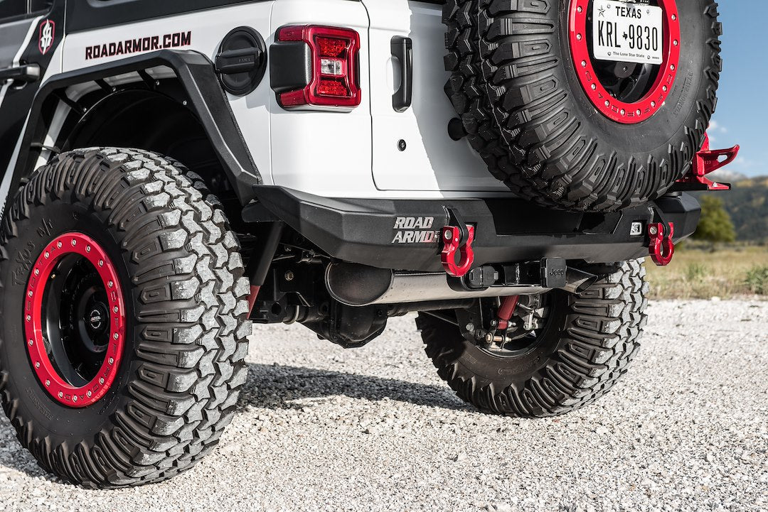 Road Armor 5182R1B-Tc Rear Bumper Fits Jeep Wrangler
