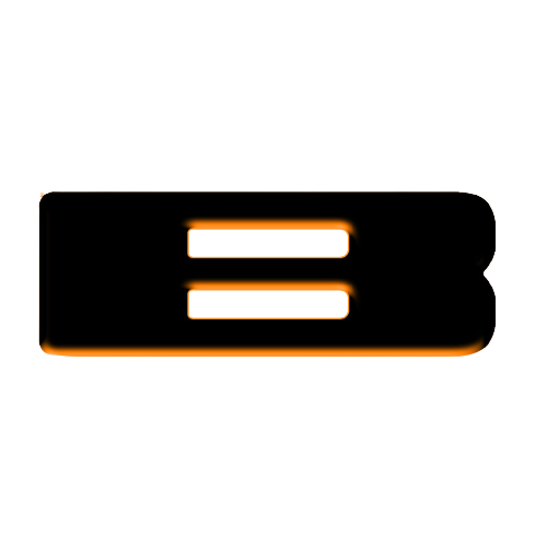Oracle Lighting 3140-A-001 Single Universal Illuminated Amber Led Letter B With Matte Black Finish Letter Badge - Sleek Design - Customized High-End Appearance