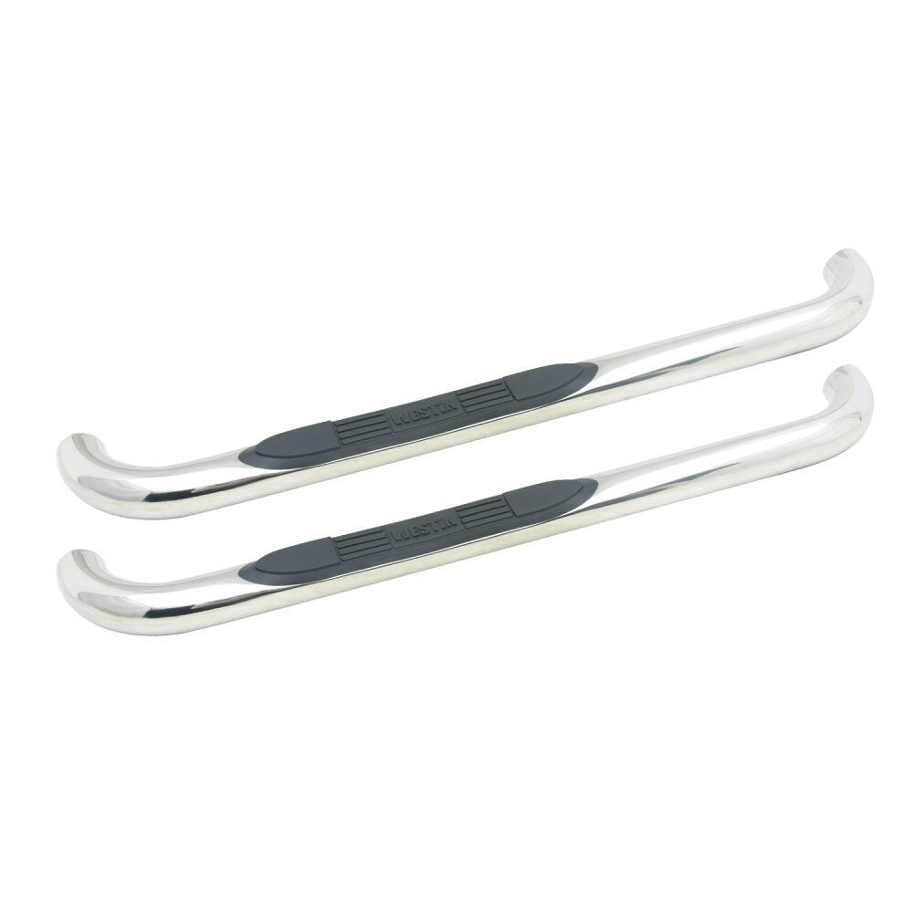 Westin 23-0500 E-Series 3 Round Nerf Bars Fits 1992-1994 Blazer Full Size 2Door 1988-1998 C/K Standard Cab 1995-1999 Tahoe 2Door 1992-1999 Yukon 2Door Polished Pair