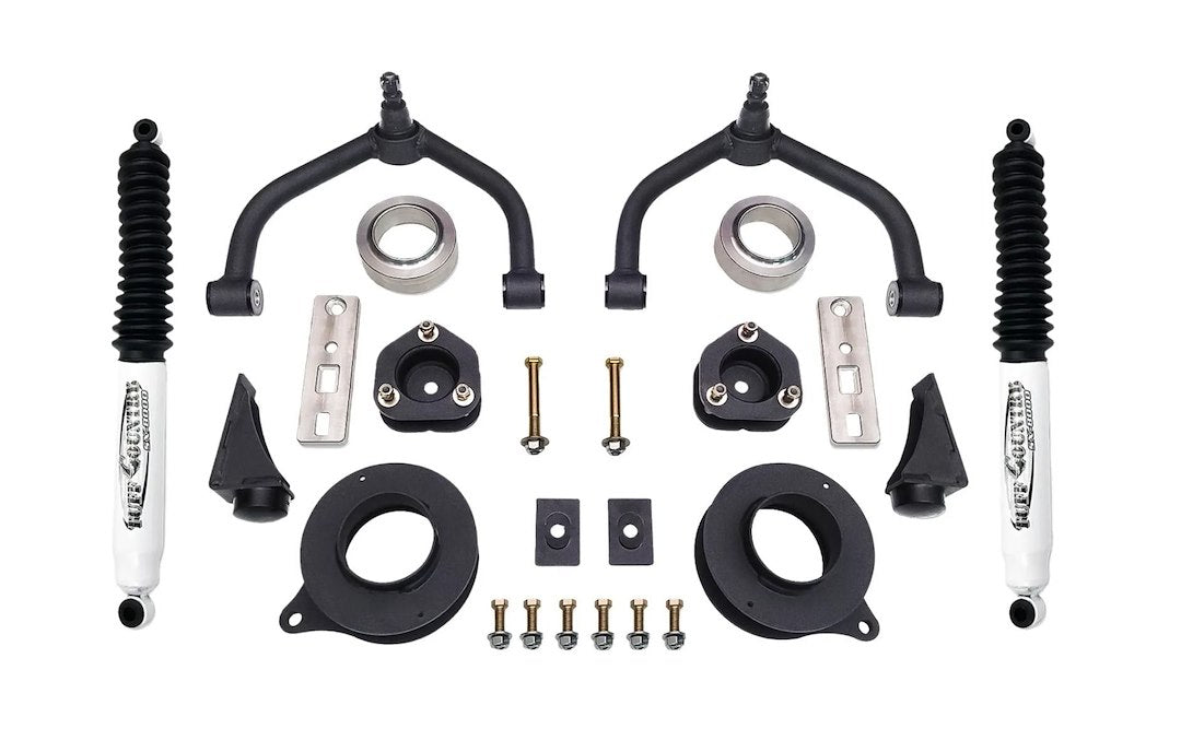 Tuff Country 4' Lift Kit With Ball Joint Upper Control Arms And Shocks Compatible With/Replacement For Dodge Ram 1500 2019-2022 Compatible With/Replacement 34119Kn 5 Lug