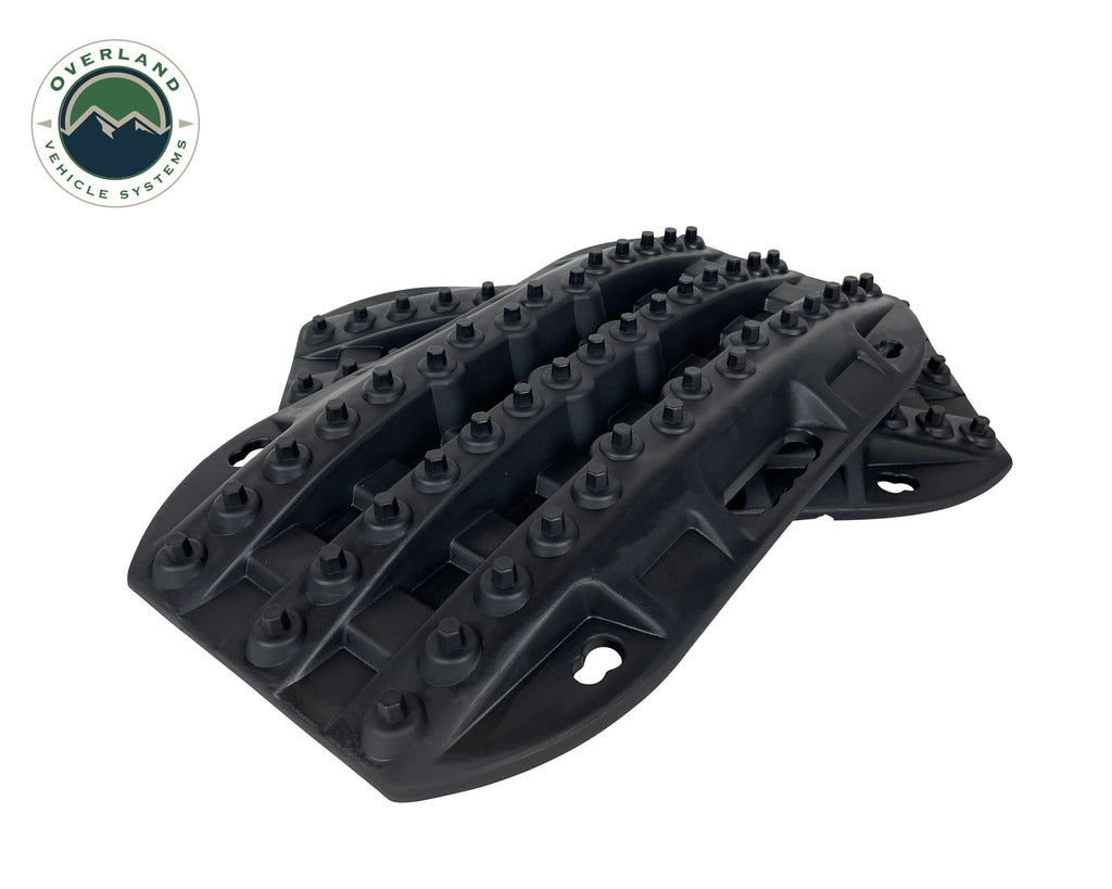 Overland Vehicle Systems 19169911: Recovery Ramp Small With Pull Strap And Storage Bag - Black/Black