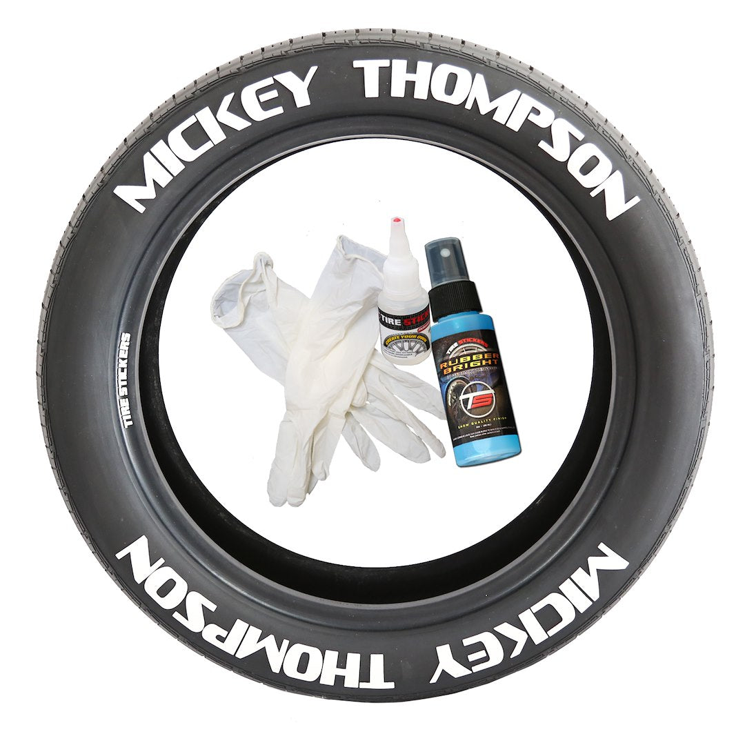 Tire Sticker Lettering Sticker