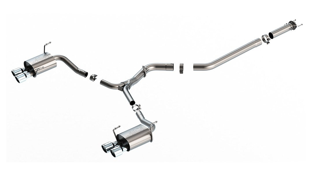 Borla - 2022 Subaru Wrx 2.4L Turbo At/Mt Awd S-Type Catback Exhaust Polished Tips (140907)