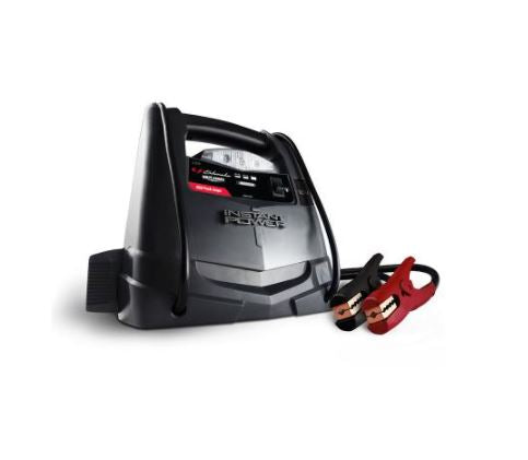 Schumacher Sj1329 Jump Starter And Portable Power Port - 600 Peak Amp, 12V - For Power Sports, Motorcycles, 4-6 Cylinder Cars, Black