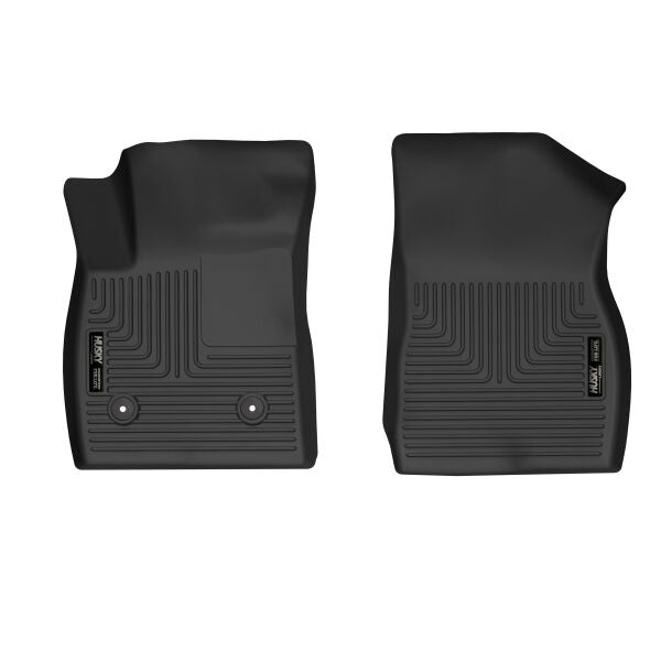 Husky Liners X-Act Contour Floor Mats | Fits 2020-2024 Buick Encore Gx; 2021-2024 Chevrolet Trailblazer | Front Row, 2-Pc Black - 55601