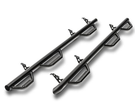 N-Fab Nerf Steps For Ram | Wheel-To-Wheel W/Bed Access, Heavy Duty Steel, Textured Black | D20100Cc-6-Tx | Fits 2019-2024 Ram 2500/3500 New Body Style Crew Cab 6.4' Standard Bed, Srw/Drw Gas/Diesel