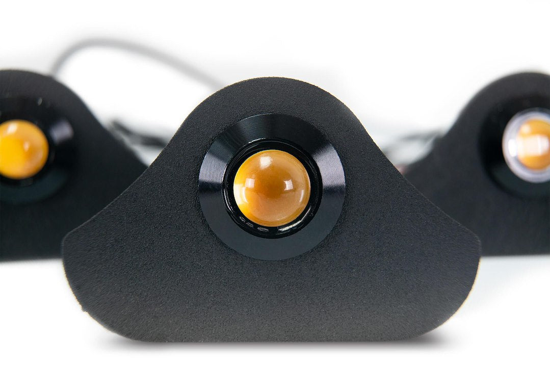 Amber Accent Lights For The 2018-2023 Jeep Wrangler Jl | Deigned For Inside The Front Grille | Complete Kit | Dv8 Offroad