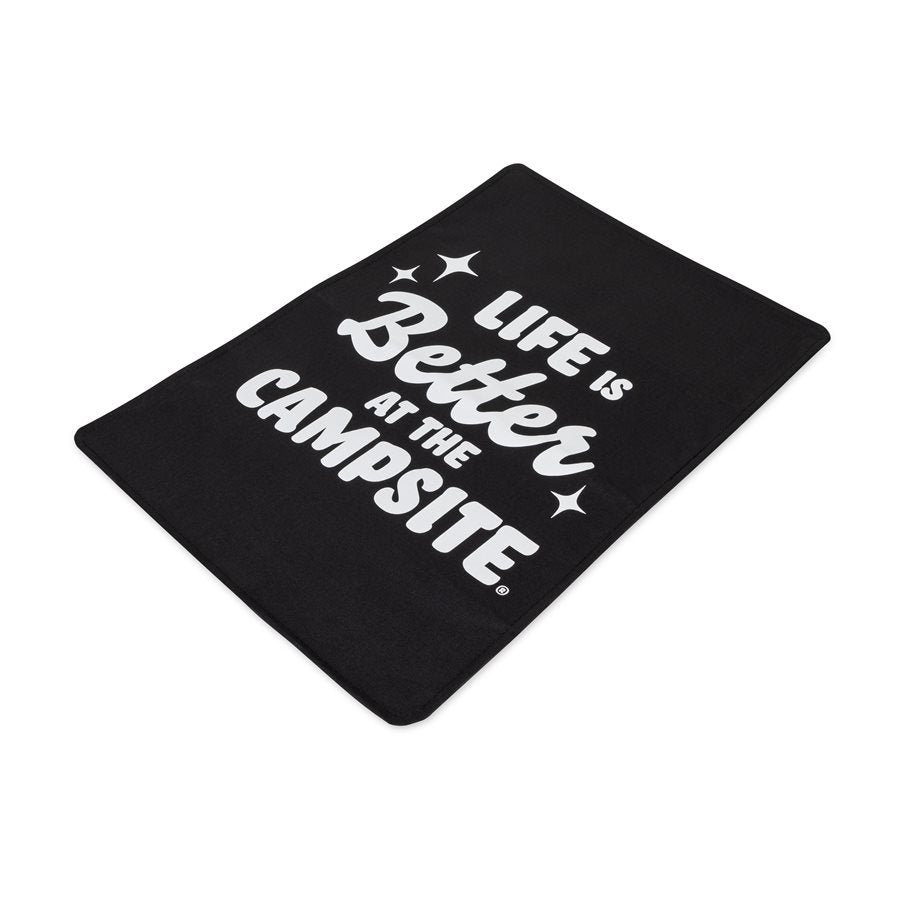 Camco Life Is Better At The Campsite Rv Door Window Light Blocking Shade | Helps Keep The Interior Temperature Cooler In Hot Weather | Provides Added Privacy | (53051)