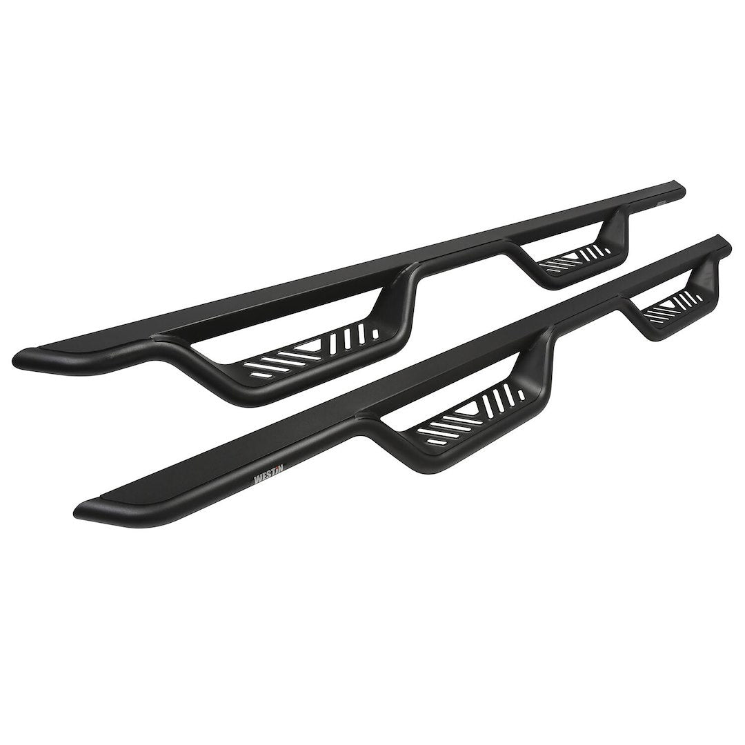 Westin 20-13255 Black Outlaw Drop Nerf Step Bars Fits 2007-2021 Tundra Crewmax 1 Pair