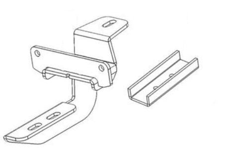 Go Rhino 6949275 Rb10/Rb20 Running Boards - Mounting Brackets Only For Jeep 18-24 Wrangler