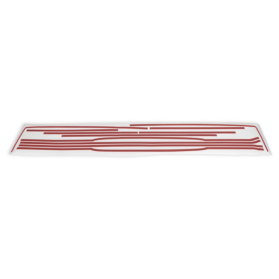 Brothers Trucks 04-524 Paint Brake Stripe Kit - Vermillion/Black