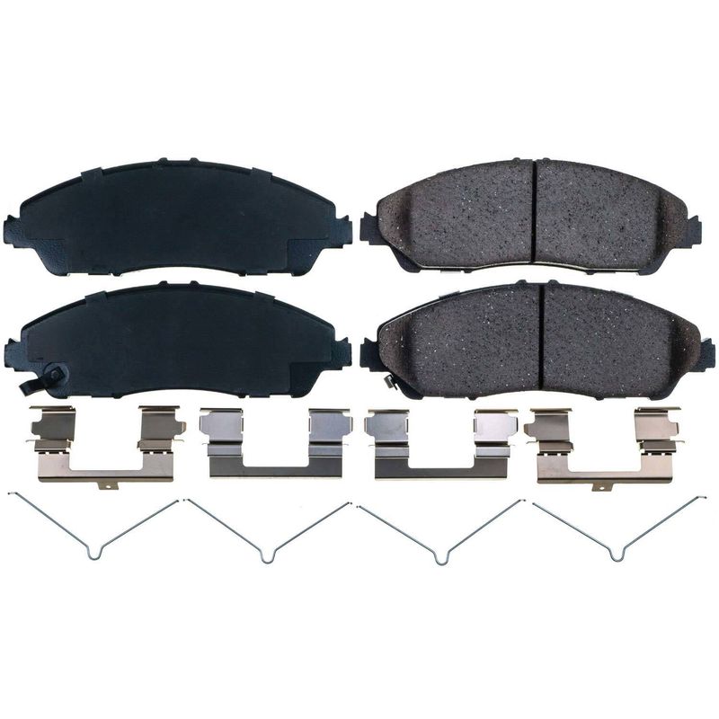 Power Stop 17-1723N Front Z17 Evolution Ceramic Brake Pads With Hardware For Honda Pilot 2021-2022, Honda Ridgeline 2021-2022 [Model Specific]