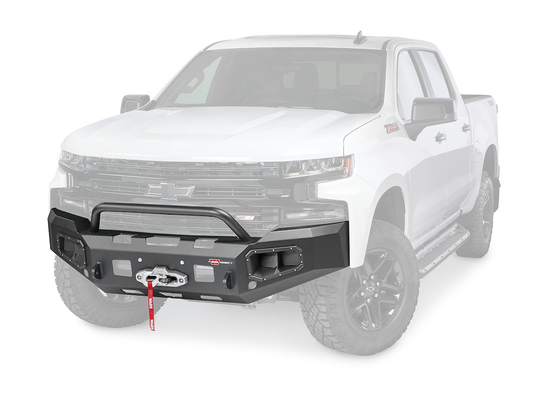 Warn 105785 Ascent Front Bumper, Fits: Chevrolet Silverado 1500 Trucks (2019-2021)