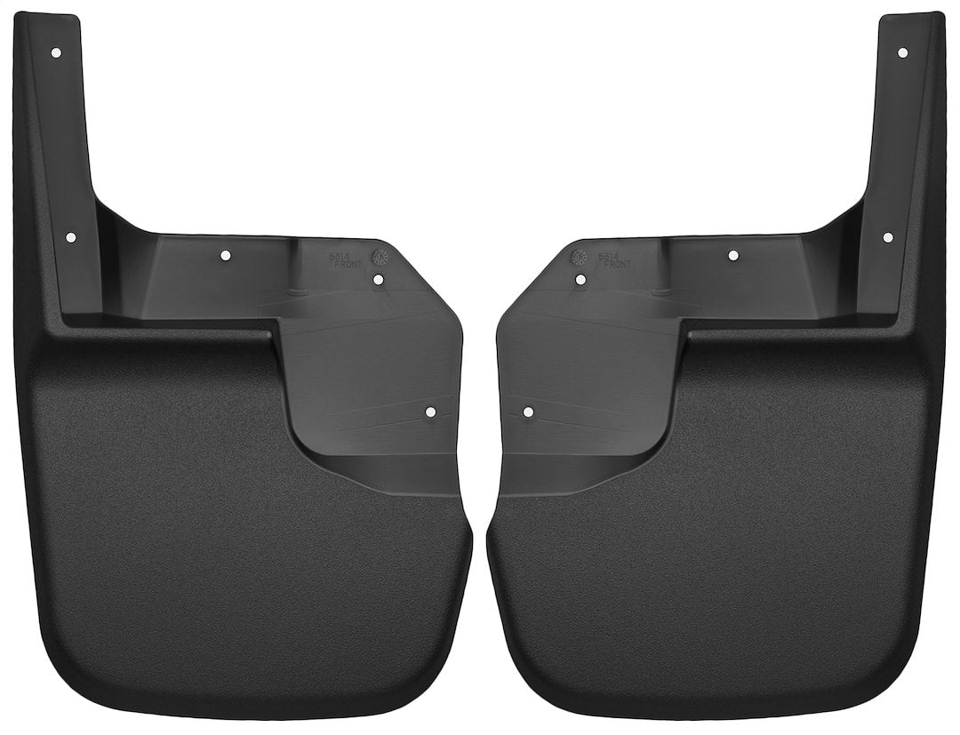 Husky Liners - Front Mud Guards | 2007 - 2018 Jeep Wrangler W/ Standard Bumper, Front Set - Black, 2 Pc | 56141