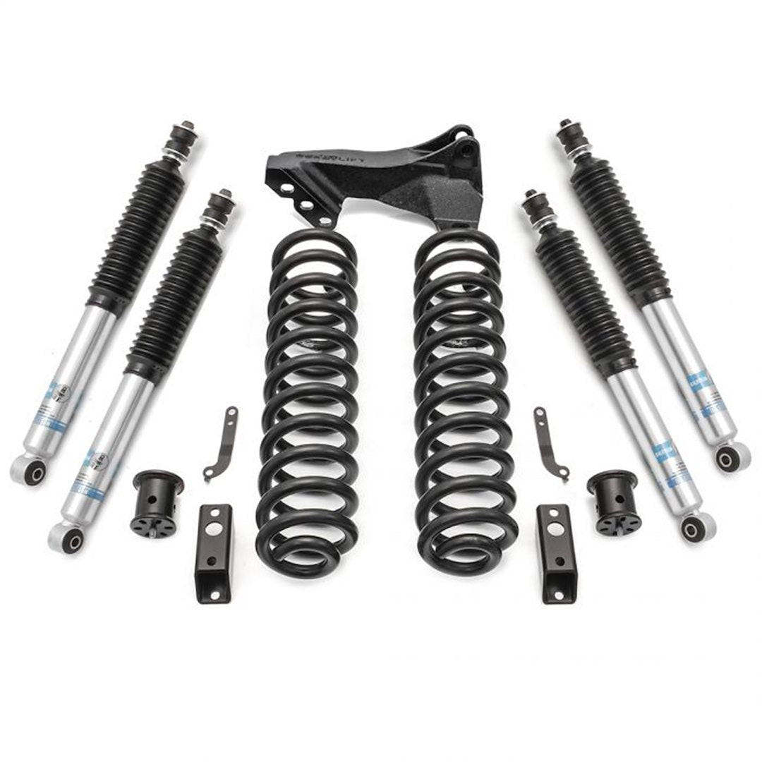 Readylift 46-2729 2.5'' Coil Spring Front Lift Kit With Bilstein Front And Rear Shocks And Front Track Bar Bracket
