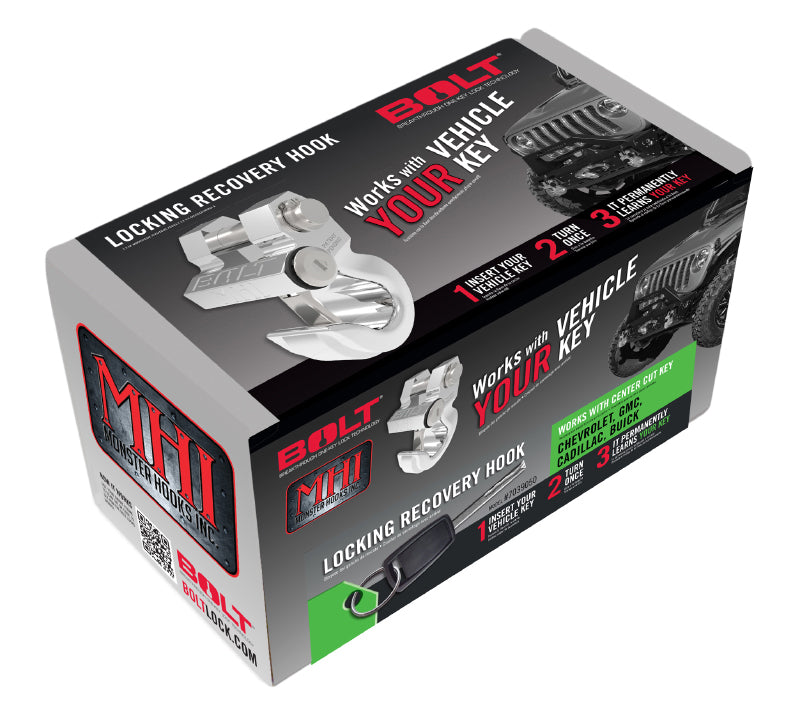 Bolt 7039050 Locking Recovery Hook Gm Center Cut