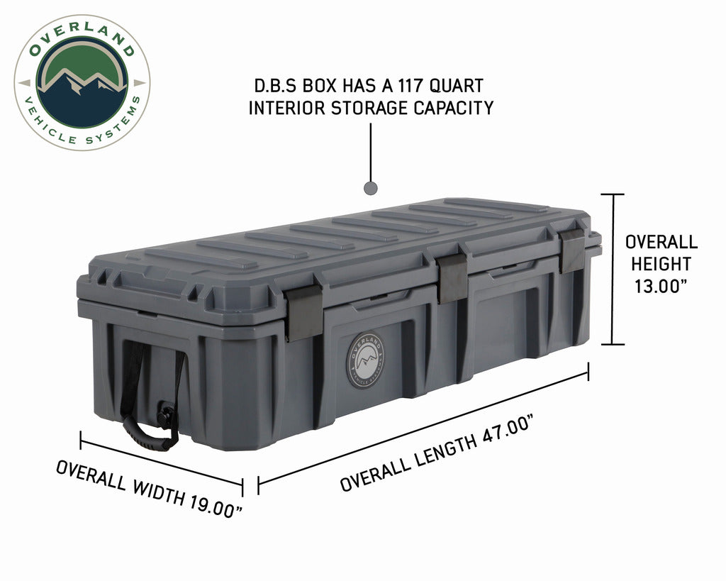 Overland Vehicle Systems 117 Quart Dry Storage Box, Overland Storage Case, Off Road Storage Case, Waterproof