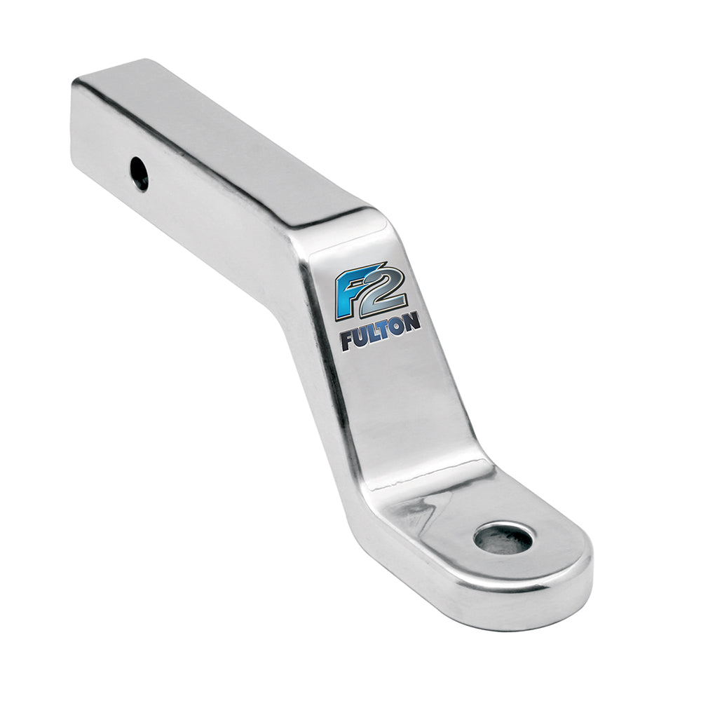 Trailer Hitch Ball Mount, 8,000 Lbs. Capacity, Fits 2 In. Receiver, 4 In. Drop, Aluminum