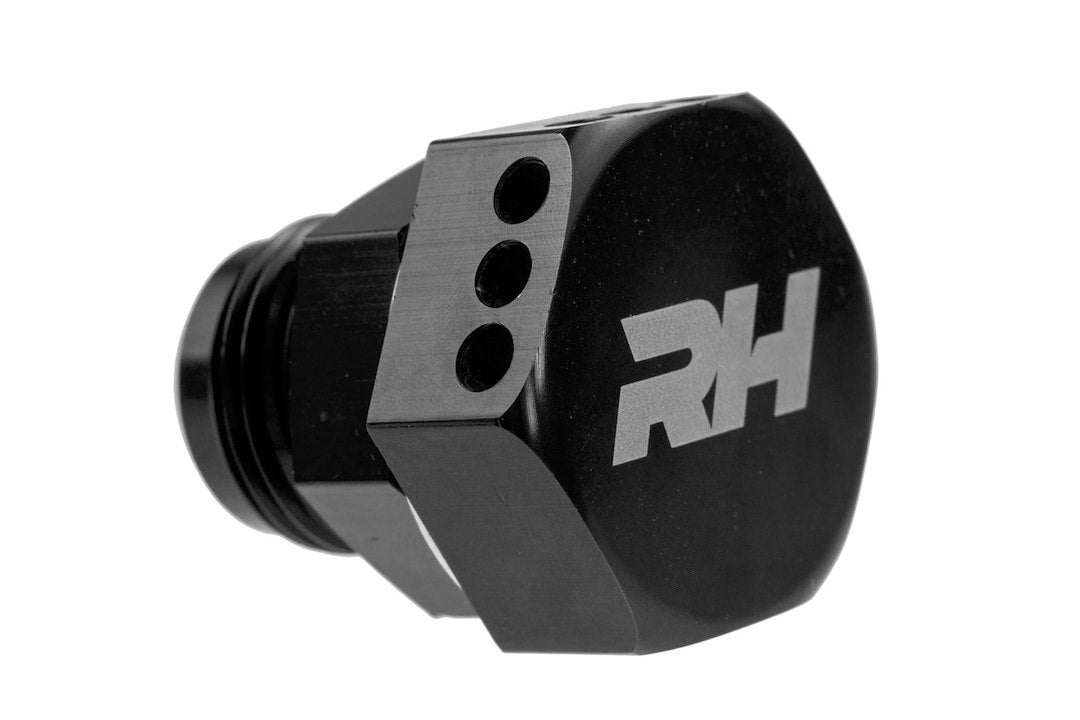 Red Horse Performance 9832122 Valve Cover Vent Fitting -12An Bl