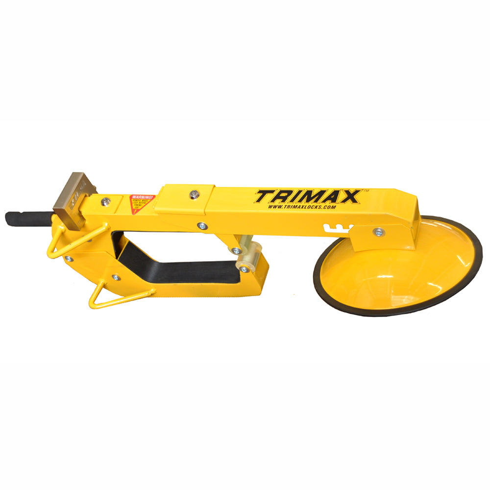 Trimax Twl400 Larger Ultra-Max Adjutable Wheel Lock With Disc Cover Free Pad Lock, Yellow